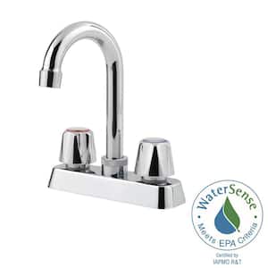 Series 2-Handle Bar Faucet in Polished Chrome