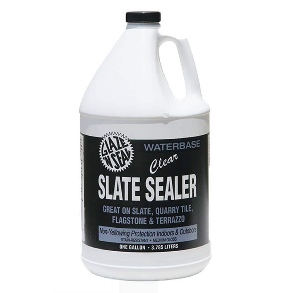 Glaze 'N Seal 1 Gal. Clear Wet Look Green Concrete and Masonry Lacquer  Sealer E113 - The Home Depot