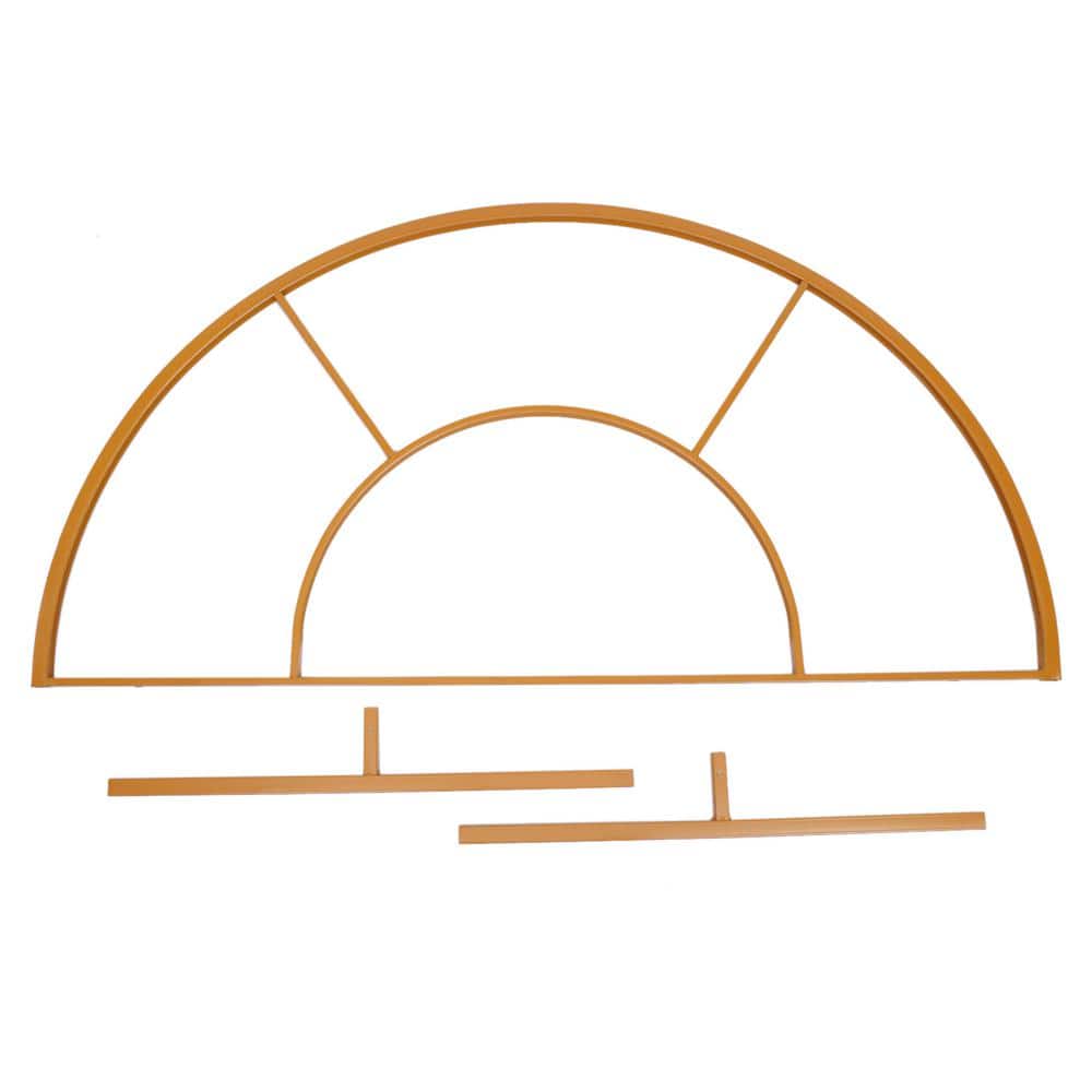 Gold Metal Arch Backdrop Stand for Parties and Weddings