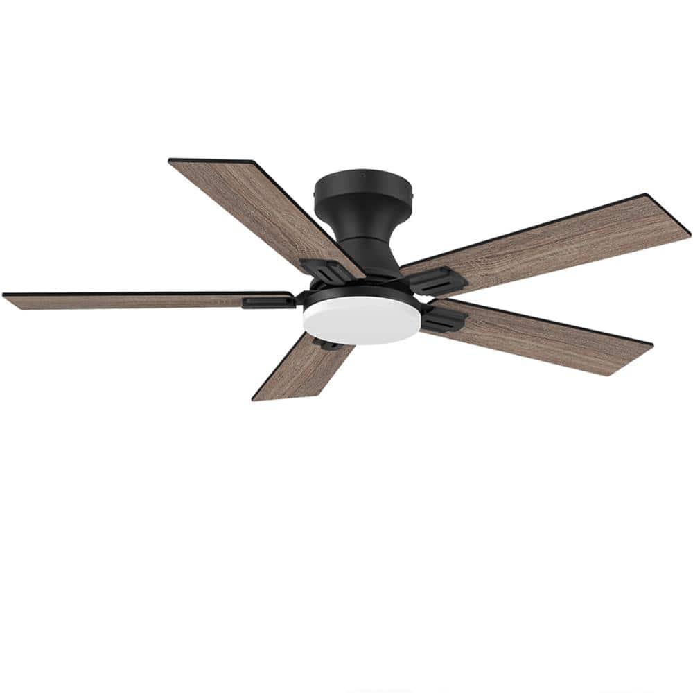 42 in. Contemporary Gold Reversible Finish White Blades Flush Mount Standard Ceiling Fan with Light price history on PriceWatchPro