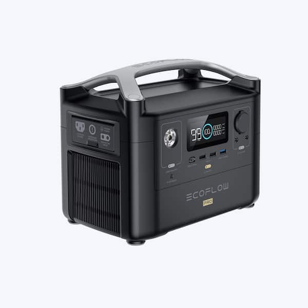 EcoFlow　 600 Pro　ポータブルバッテリー EcoFlow 600W Output/1200W Peak Push-Button Start Battery Generator