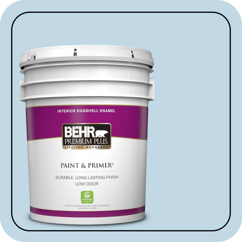 5 gal. #M500-1 Tinted Ice Eggshell Enamel Low Odor Interior Paint & Primer price history on PriceWatchPro