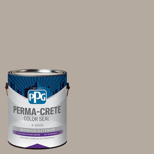 Perma-Crete Color Seal 1 gal. PPG14-01 Shadow Taupe Satin Interior/Exterior Concrete Stain