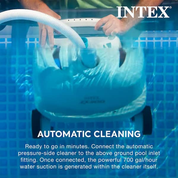 Ultra XTR 16 ft. x 48 in. Round Above Ground Pool Set with Pump and Cleaner Robot Vacuum