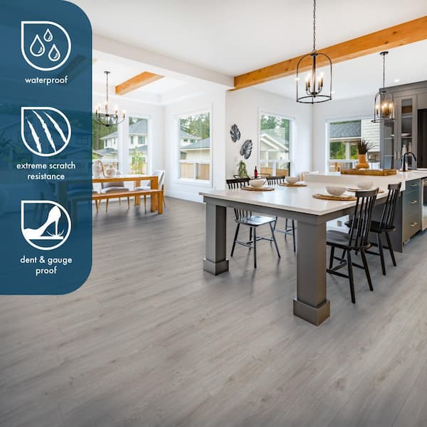 Lifeproof Bedford Mountain Oak Waterproof Hybrid Resilient Flooring