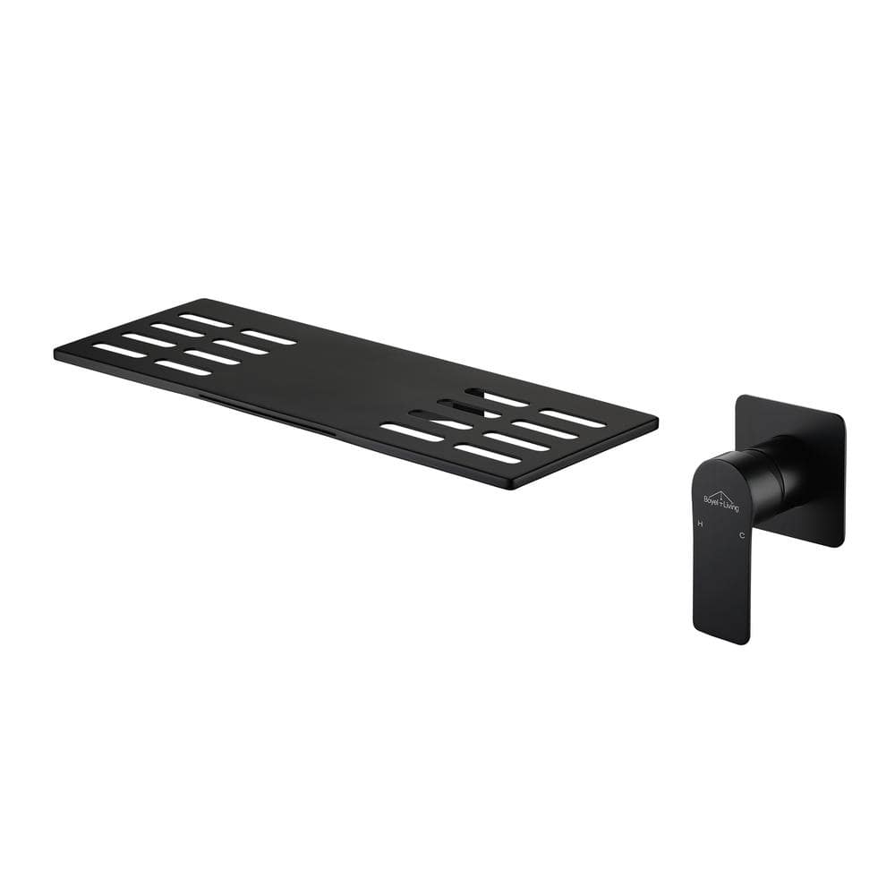 Modern Waterfall Single Handle Wall Mounted Faucet (Use at Basin or Bathtub