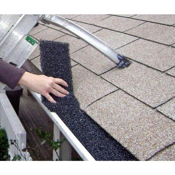 EZ 4 ft. Foam Filter Plastic Gutter Guard for 5 in. K-Style (36-Pack)