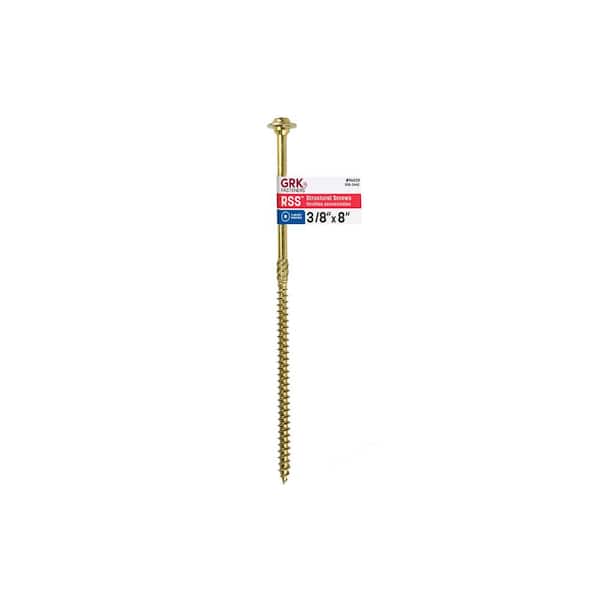 3/8 in. x 8 in. RSS Star Drive Washer Head Alternative Lag Screw