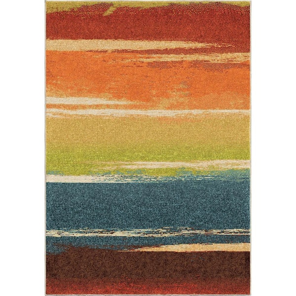 Unbranded Magnificent Multi 5 ft. x 8 ft. Indoor Area Rug
