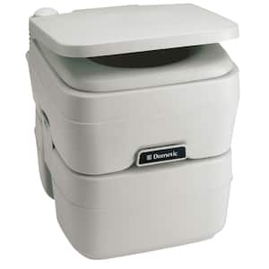 5.0 Gal. SaniPottie Portable Toilet with Mounting Brackets and 1.5 in. MSD Fittings in White