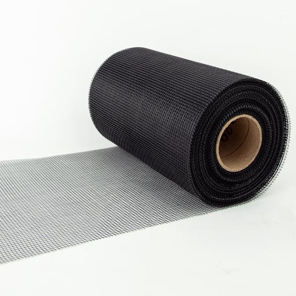 8 in. x 100 ft. Charcoal Fiberglass Vent Mesh