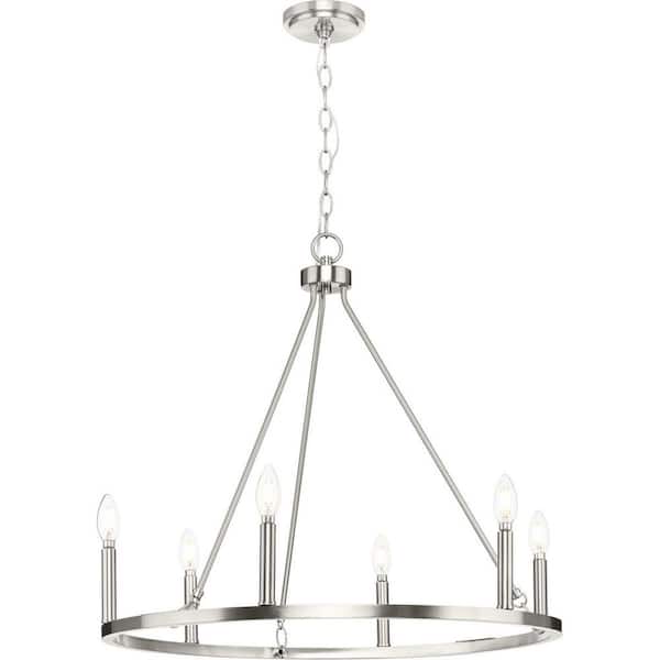 Progress Lighting Gilliam 6-Light Farmhouse Chandelier