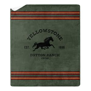 Yellowst1-Ranch Silk Touch Throw Blanket