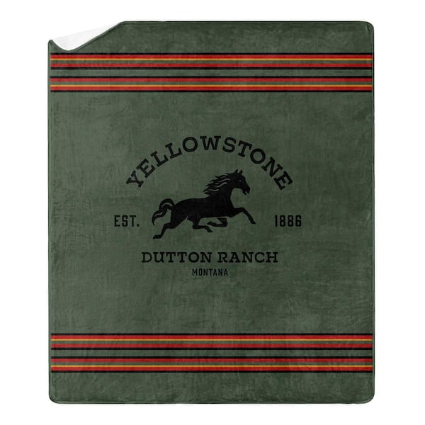 THE NORTHWEST GROUP Yellowst1-Ranch Silk Touch Throw Blanket