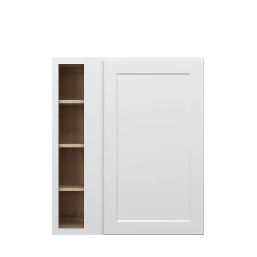 Norfolk Shaker 36 in. W x 42 in. H x 12 in. D in Painted White Plywood Asse