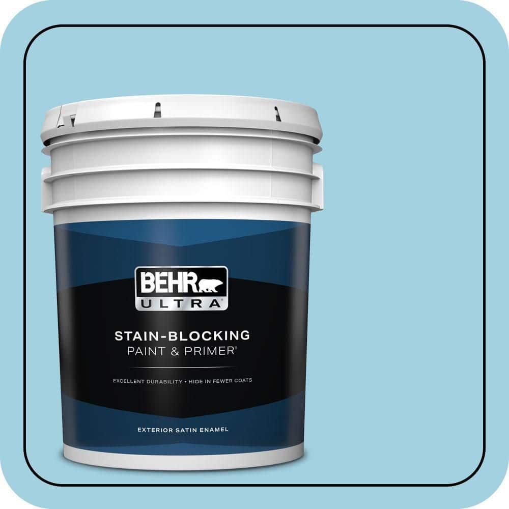 5 gal. #M480-3 Bengal Blue Satin Enamel Exterior Paint & Primer price history on PriceWatchPro