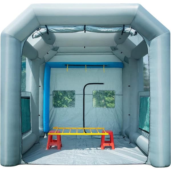13 ft. x 8.2 ft. x 8.2 ft. Portable Inflatable Paint Booth with Blowers (370W and 550W) and Air Filter System