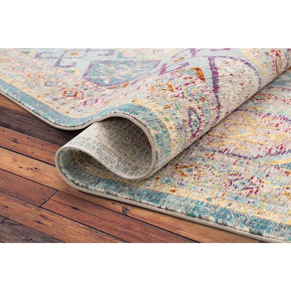Well Woven Allure Eden Blue Vintage, Pastel Area Rugs