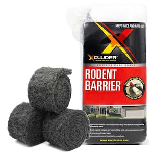 3 Rolls of 4" x 5' Stainless Steel Wool Rodent Control Fill Fabric