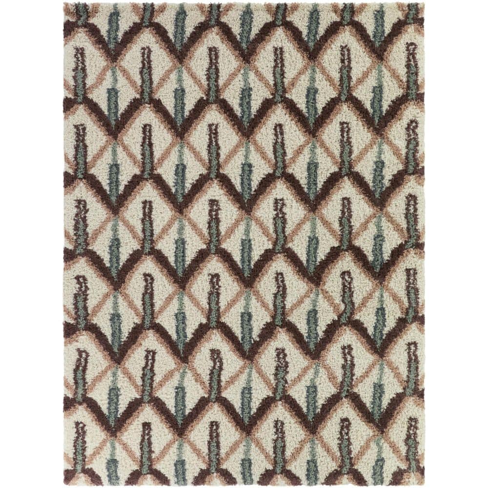 Behring Brown/Blue 8 ft. x 10 ft. Area Rug price history on PriceWatchPro