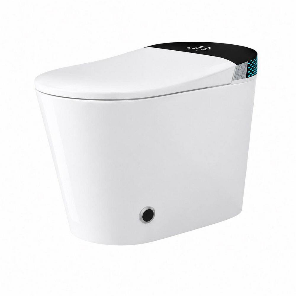 Elongated Smart Bidet Toilet 1.28 GPF in White with Foot Kick Operation, Heated Seat, ADA Comfort Height, Remote Control price history on PriceWatchPro