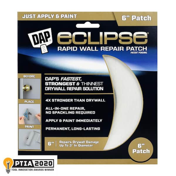 Dap 6 In Eclipse Wall Repair Patch 09166 - Plaster Wall Repair Kit Home Depot
