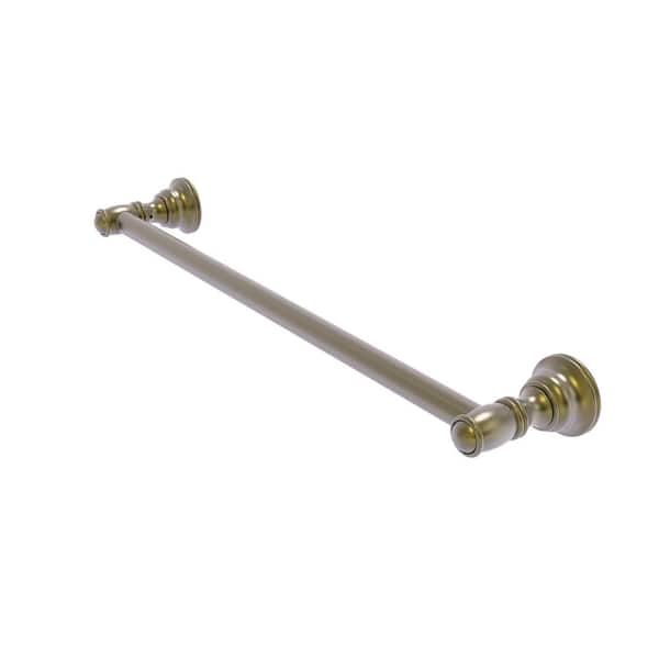 Allied Brass Carolina Collection 18 in. Wall Mounted Towel Bar in Antique Brass