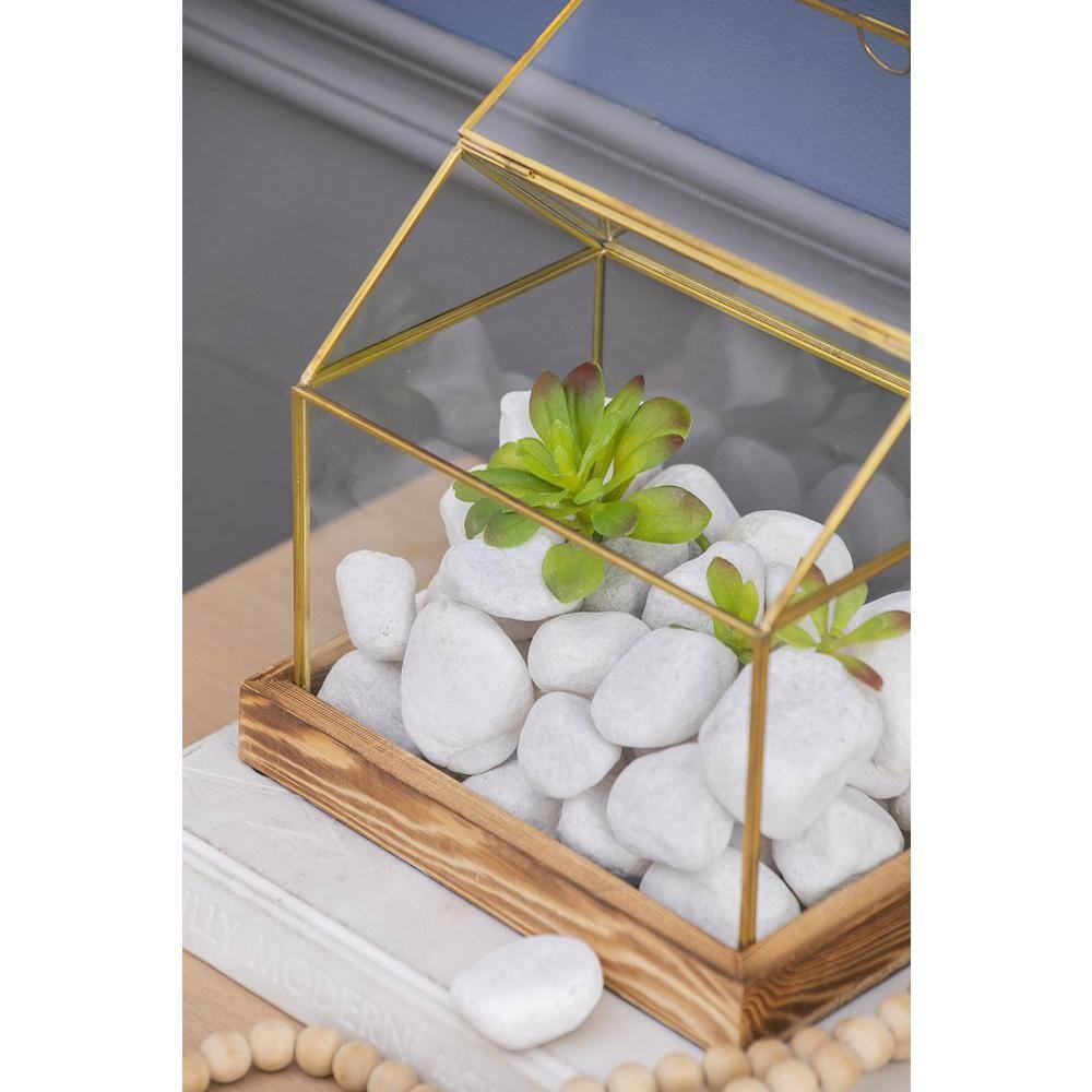 White Natural Stone Decorative Pebbles Set of 6