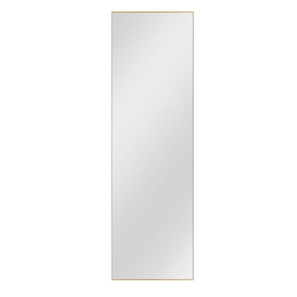 NEUTYPE 52 in. x 16 in. Modern Rectangle Metal Framed Wall Mounted ...