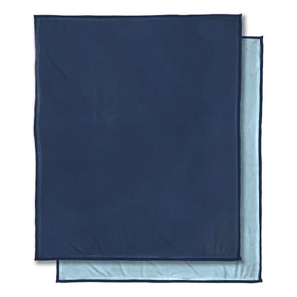THE NORTHWEST GROUP Maximus Weighted Blanket Navy/LT Blue Weighted Throw