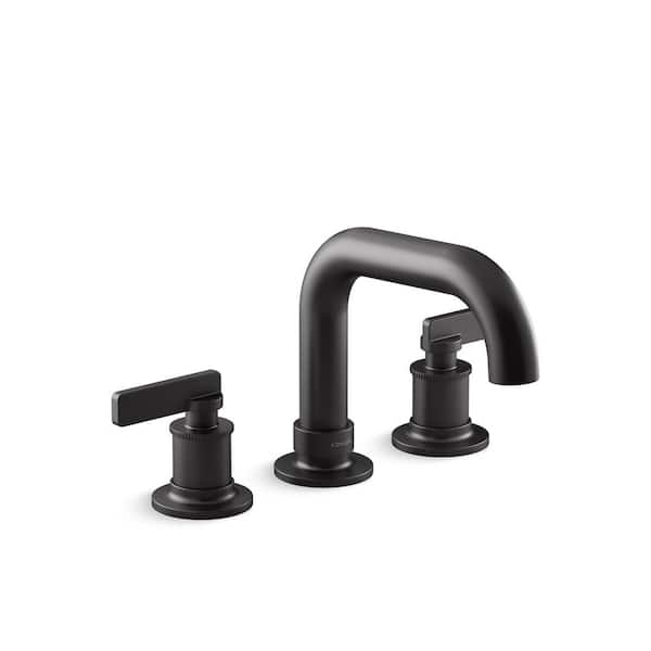 Castia By Studio McGee 2-Handle Deck-Mount Bath Faucet Trim in Matte Black