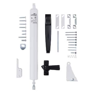 Combo Kit Black Latch with White Closer