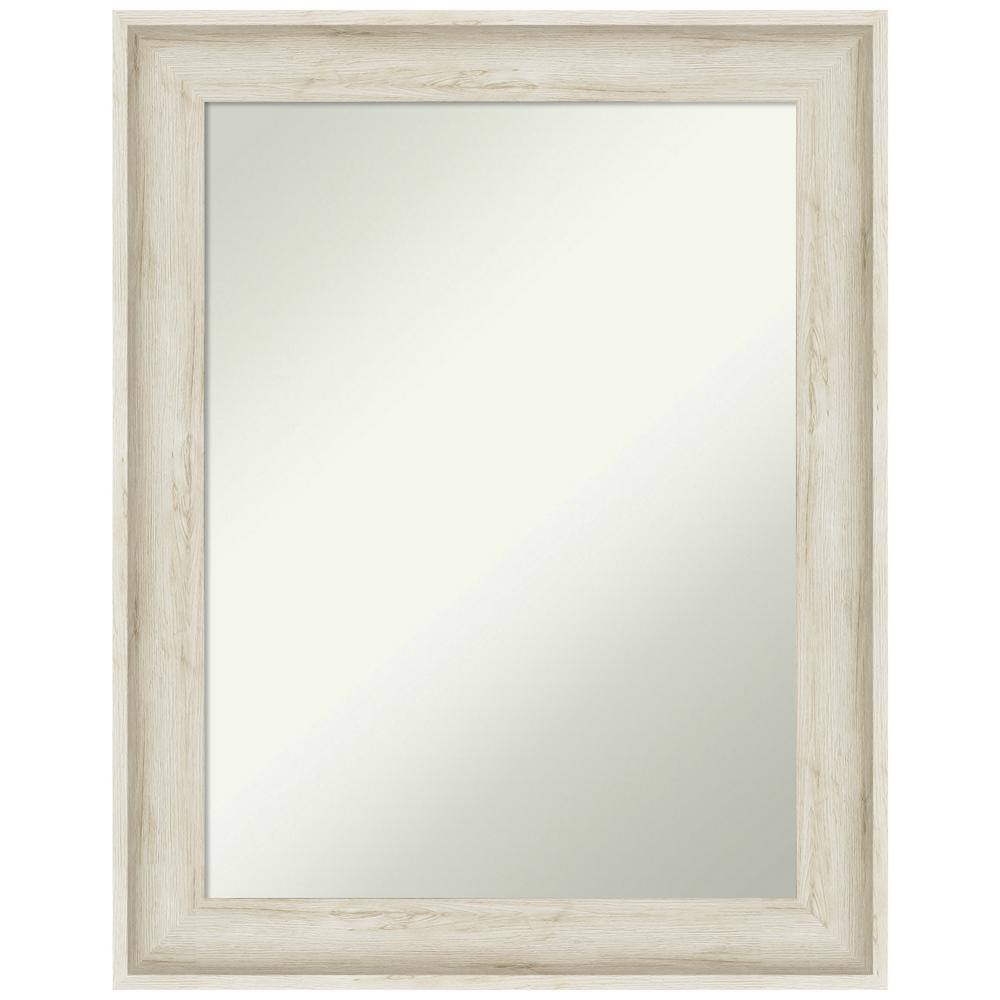 Regal Birch Cream Rustic Whitewash Bathroom Vanity Mirror 22.75x28.75in