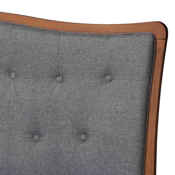 Randalin Baxton Studio Randalin Gray Wood Frame Queen Platform Bed 2371264210197HD -  The Home Depot