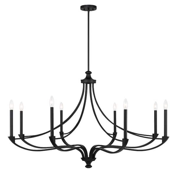 Savoy House Preserve 8-Light Matte Black Chandelier
