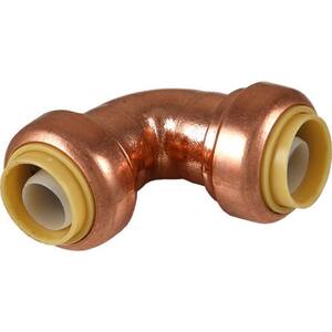 1/2 in. Push-to-Connect Copper 90-Degree Elbow Fitting