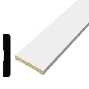5/8 in. D x 3-1/2 in. W x 86 in. L Pine Wood Primed Finger-Joint Casing Moulding Pack (5-Pack)