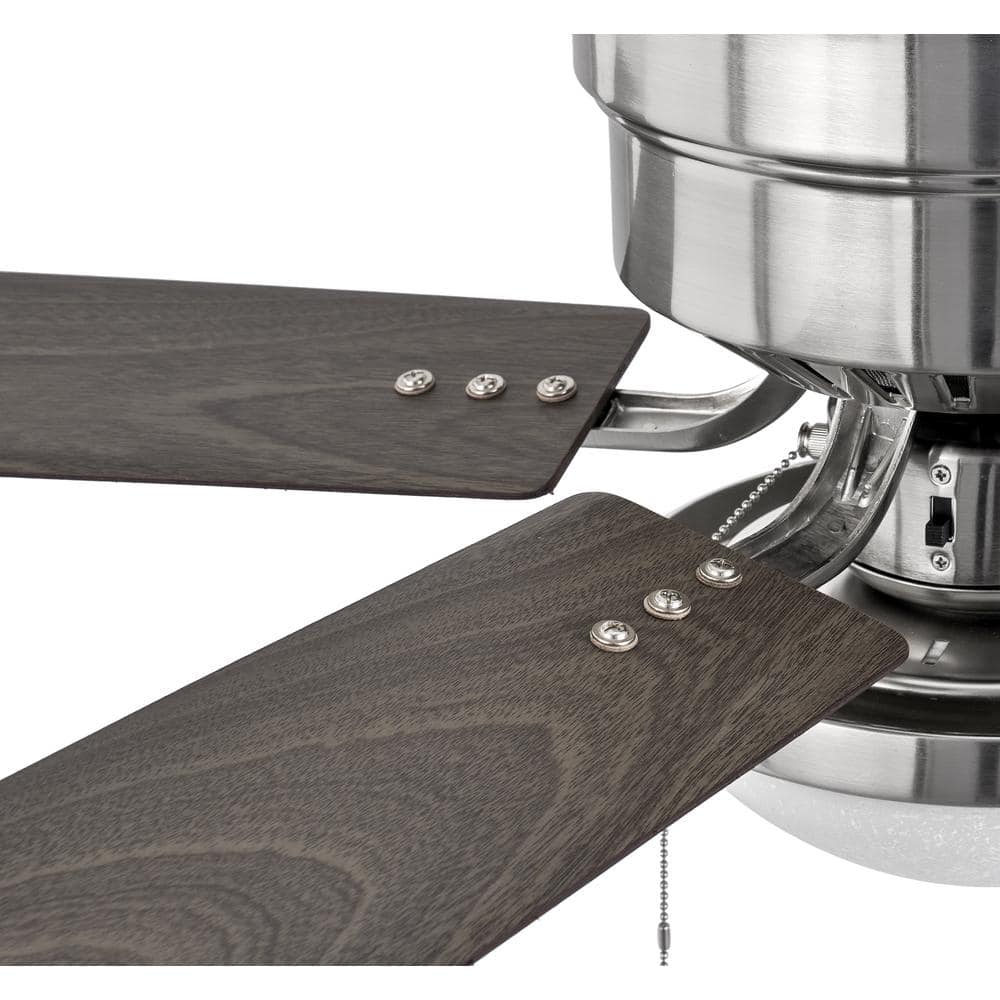 Belanova 52'' Brushed Nickel LED Ceiling Fan with Reversible Blades
