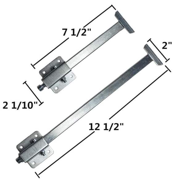 Undermount Sink Repair Kit with 5 Brackets for Fallen Sink Support, Alloy Steel in Silver Gray