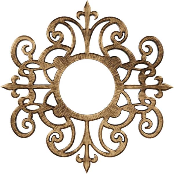 Ekena Millwork 1 in. x 36 in. x 36 in. Dijon Architectural Grade PVC Pierced Ceiling Medallion