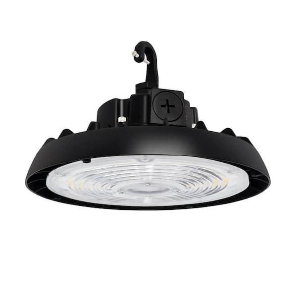 10.4 in. Integrated UFO LED High Bay Light Fixture Garage Light, 4000/5000K, 21000 Lumens 0-10-Volt Dimming