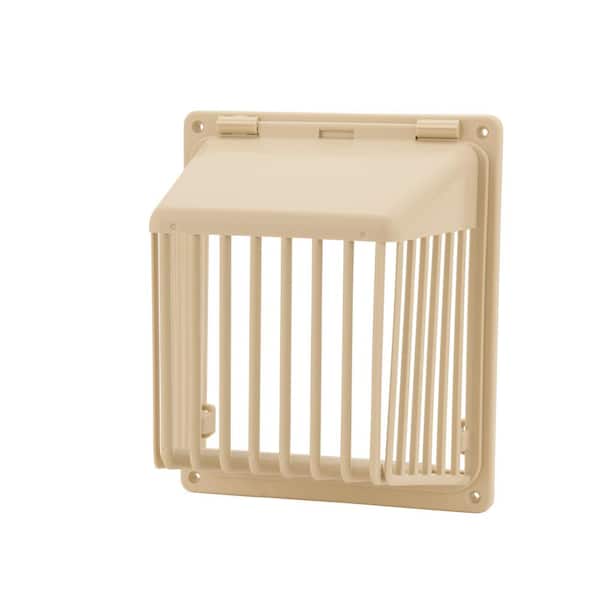 HY-C 6 in. Tan Code Compliant Plastic Dryer Exhaust VentGuard 12-Piece Pro Pak