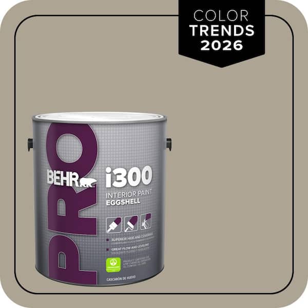 BEHR PRO 1 gal. #HDC-NT-14 Smoked Tan Eggshell Interior Paint