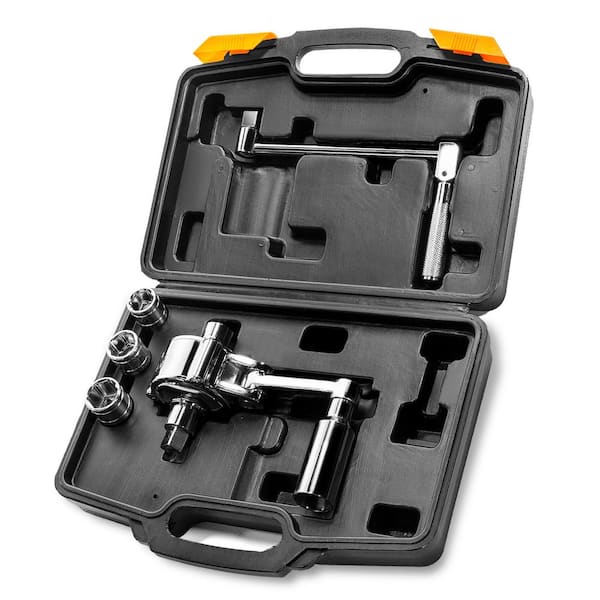 Lug Nut Torque Wrench Multiplier Labor Saving Tool Set with 3 Sockets 360NM (6-piece)