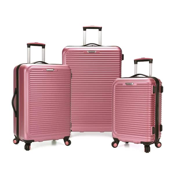 Travel Select Savannah Pink Hardside Spinner Luggage Set (3-Piece