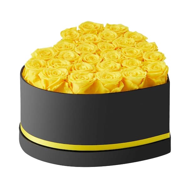 完売‼️ ALL ROSES LIVING PROOF Dash  Bunpeony Forever Flowers 27 Preserved Roses Heart Box 9.17 x 8.78