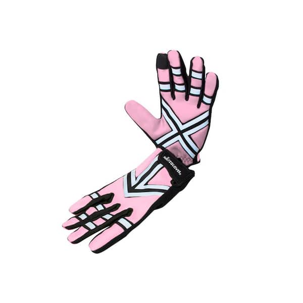 HALTZGLOVES INC Large Pink Reflective Microfiber Multi-Purpose Gloves