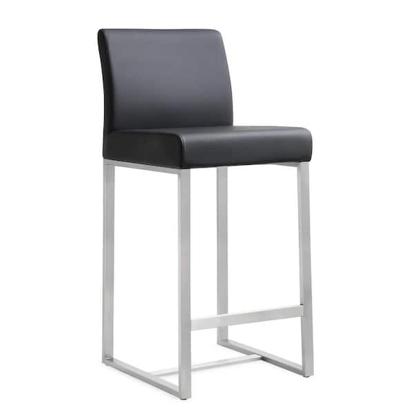 TOV Furniture Denmark Black Steel Counter Stool (Set of 2)