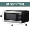 Farberware Professional 1.1 cu. Ft. 1000-Watt Countertop Microwave Oven in  Stainless Steel FMO11AHTBKL - The Home Depot