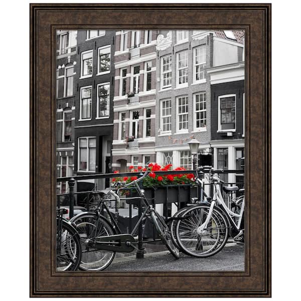 Amanti Art Ridge Bronze Picture Frame Opening Size 22 x 28 in.